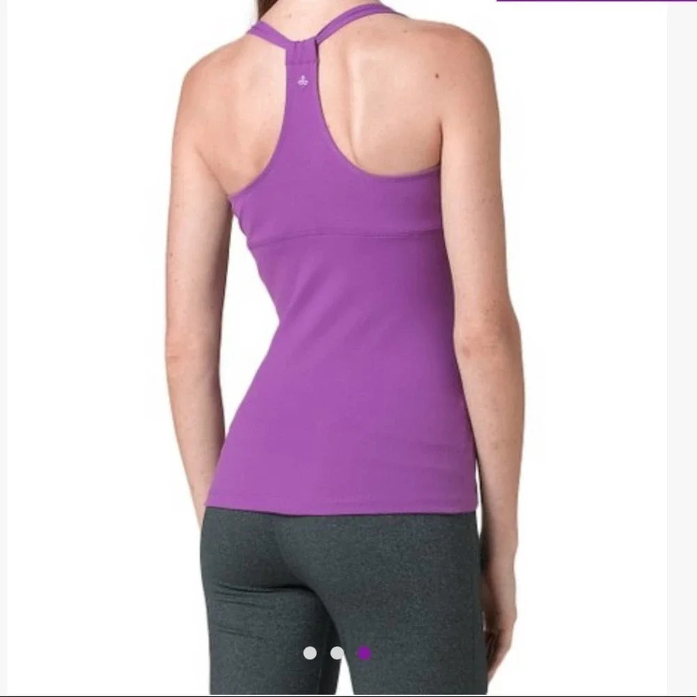 prAna Amethyst Hope Racerback Surplice Tank Top - Picture 3 of 8